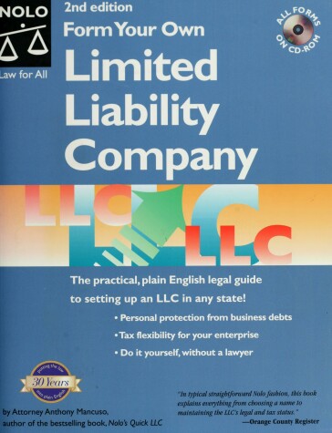 Book cover for Form Your Own Limited Liability Company