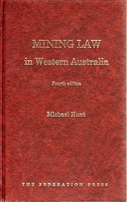 Book cover for Mining Law in Western Australia