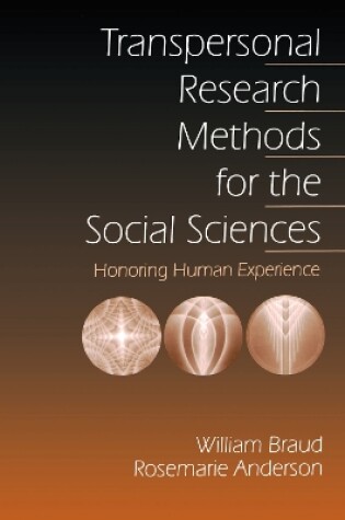 Cover of Transpersonal Research Methods for the Social Sciences