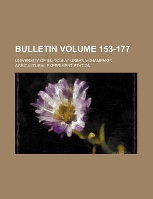 Book cover for Bulletin Volume 153-177