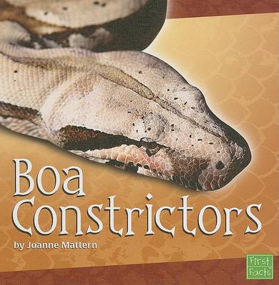 Cover of Boa Constrictors