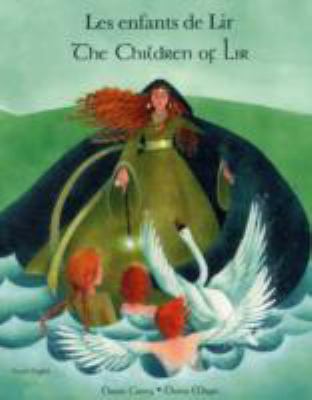 Book cover for The Children of Lir in French and English