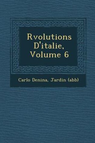 Cover of R Volutions D'Italie, Volume 6