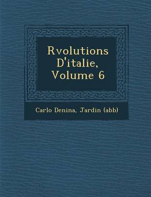 Book cover for R Volutions D'Italie, Volume 6