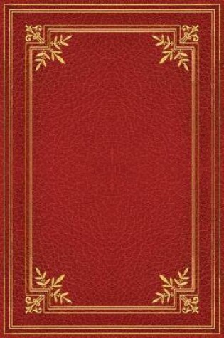 Cover of Crimson Foile Blank Book