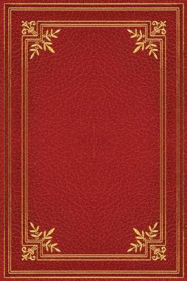 Book cover for Crimson Foile Blank Book