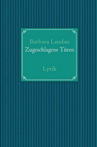 Cover of Zugeschlagene Tren