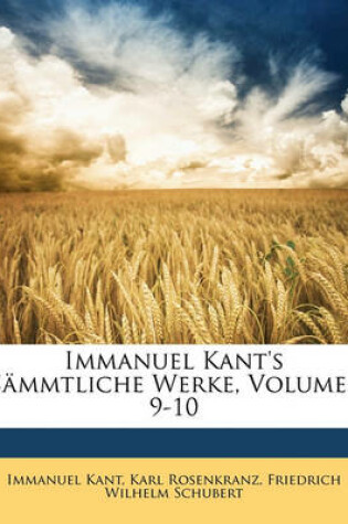 Cover of Immanuel Kant's Rechtslehre, Tugendlehre Und Erziehungslehre.