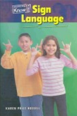 Cover of Sign Language