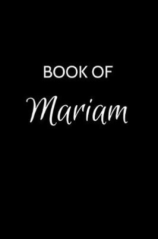 Cover of Book of Mariam