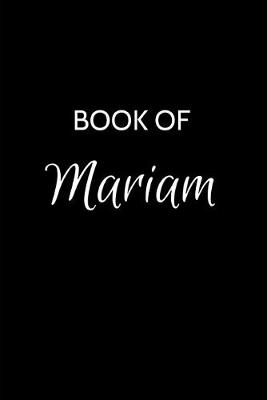 Book cover for Book of Mariam