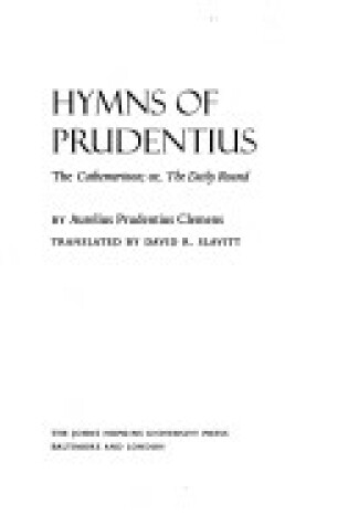 Cover of Hymns of Prudentius