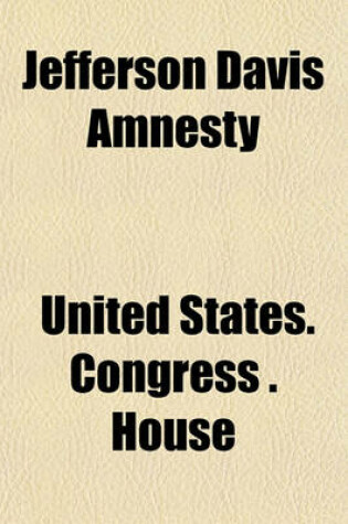 Cover of Jefferson Davis Amnesty