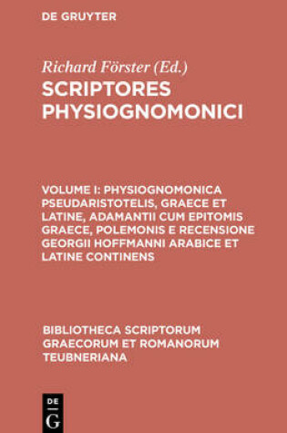 Cover of Scriptores Physiognomonici, CB