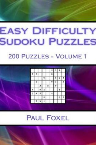 Cover of Easy Difficulty Sudoku Puzzles Volume 1