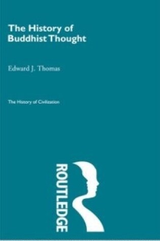 Cover of The History of Buddhist Thought