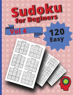 Book cover for 120 Easy Sudoku for Beginners Vol 4