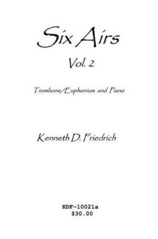 Cover of Six Airs for Solo and Piano, Vol. 2 - trombone/euphonium version