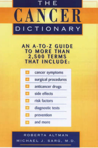 Cover of The Cancer Dictionary