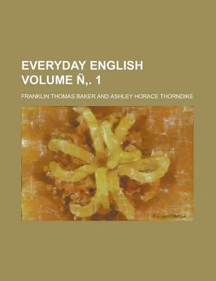 Book cover for Everyday English Volume N . 1