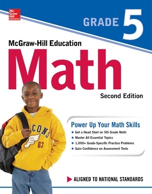 Book cover for McGraw-Hill Education Math Grade 5, Second Edition