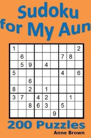 Cover of Sudoku for My Aunt