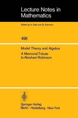 Cover of Model Theory and Algebra