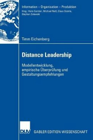 Cover of Distance Leadership