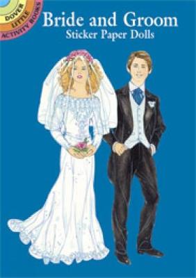 Cover of Bride and Groom Sticker Paper Dolls