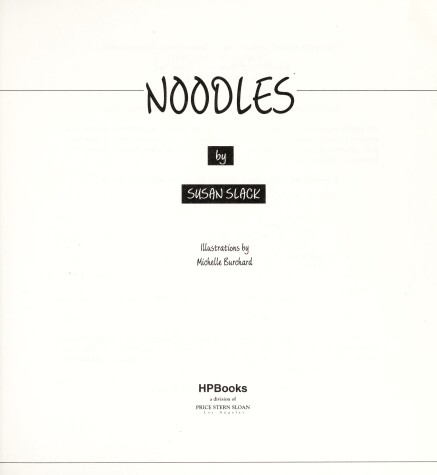 Book cover for Noodles