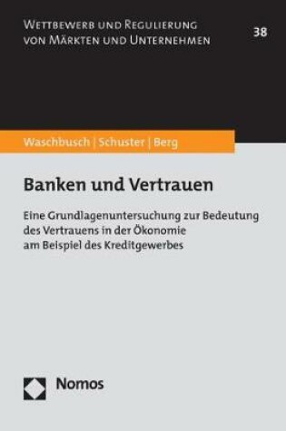 Cover of Banken Und Vertrauen