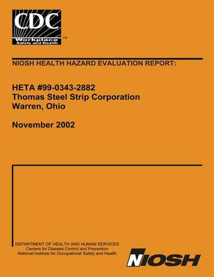 Book cover for Niosh Health Hazard Evaluation Report Heta 99-0343-2882