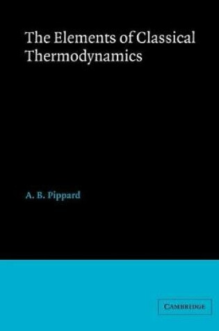 Cover of Elements of Classical Thermodynamics:For Advanced Students of Physics