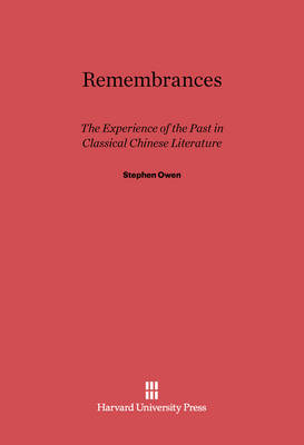 Book cover for Remembrances