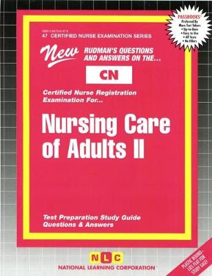 Book cover for Nursing Care of Adults II