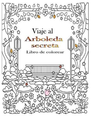 Book cover for Viaje al Aarboleda secreta Libro de colorear