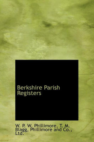 Cover of Berkshire Parish Registers