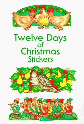 Book cover for Twelve Days of Christmas Stickers