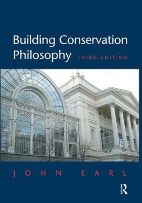 Book cover for Building Conservation Philosophy