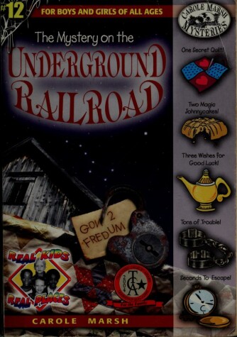 Book cover for The Mystery on the Underground Railroad