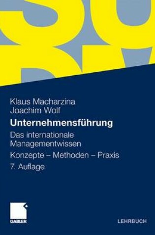 Cover of Unternehmensf Hrung