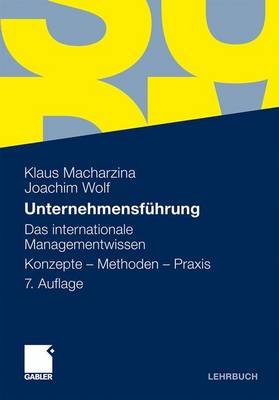 Book cover for Unternehmensf Hrung