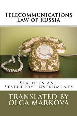 Book cover for Telecommunications Law of Russia