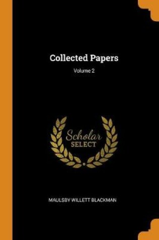 Cover of Collected Papers; Volume 2