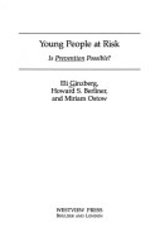 Cover of Young People At Risk