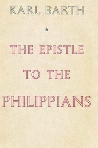 Cover of The Epistle to the Philippians