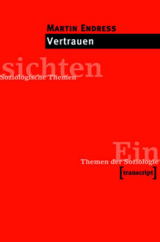 Cover of Vertrauen