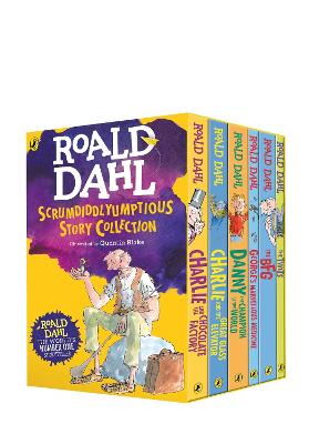 Book cover for Roald Dahl's Scrumdiddlyumptious Story Collection