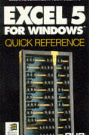 Cover of EXCEL 5 for Windows Quick Reference