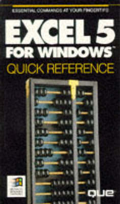 Book cover for EXCEL 5 for Windows Quick Reference